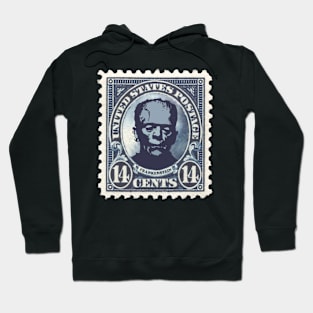 Creepy Frankenstein in Stamp design Hoodie